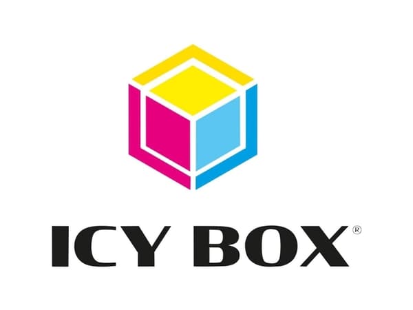 ICY BOX IB-AC602b-6 - Hårddiskskyddsväska - kapacitet: 1 hårddisk (3,5") - grå, vit, blå, röd, grön, orange