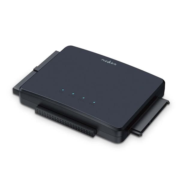 Nedis Harddisk adapter | USB 3.2 Gen1 | 2.5 / 3.5 " | IDE + SATA | Strømforsyning