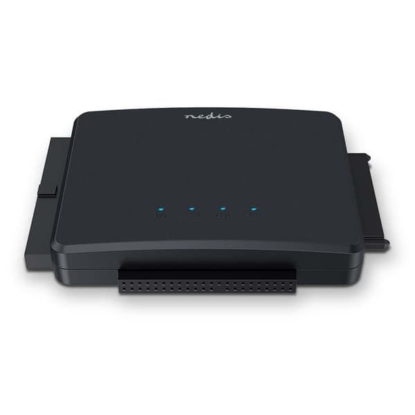 Nedis Harddisk adapter | USB 3.2 Gen1 | 2.5 / 3.5 " | IDE + SATA | Strømforsyning