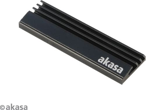 Akasa M.2 SSD-heatsink - køleplade til M.2-kort Sort
