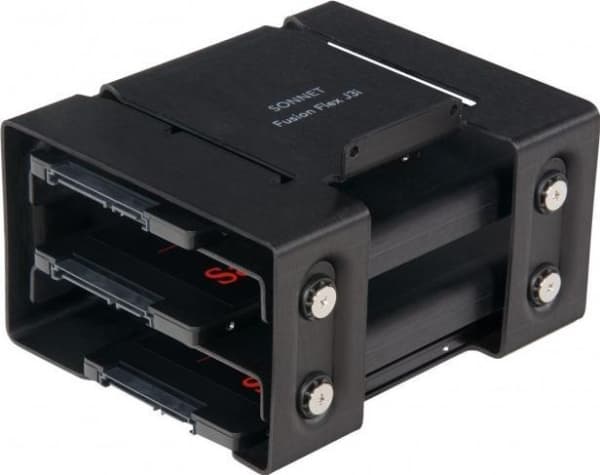 Sonnet Fusion Flex J3i - Monteringssett for harddisk - kapasitet: 2 hard drives (3.5"/2.5") + solid state drive (2.5") - for Apple Mac Pro (I slutten