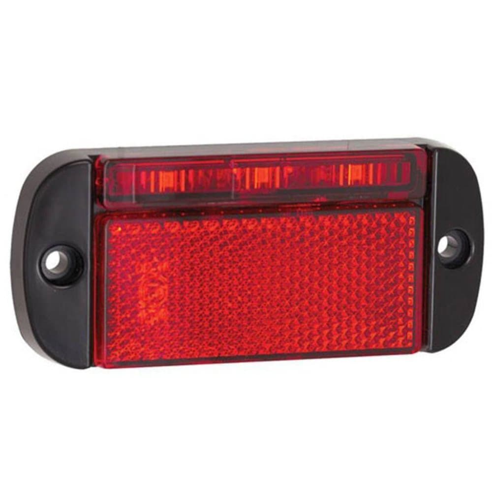 LED Autolamps Lavprofilert markørlys rød 12/24 V 44RME