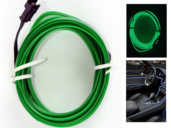 Glowstrip 200cm med glödande effekt styling som neon / EL-wire