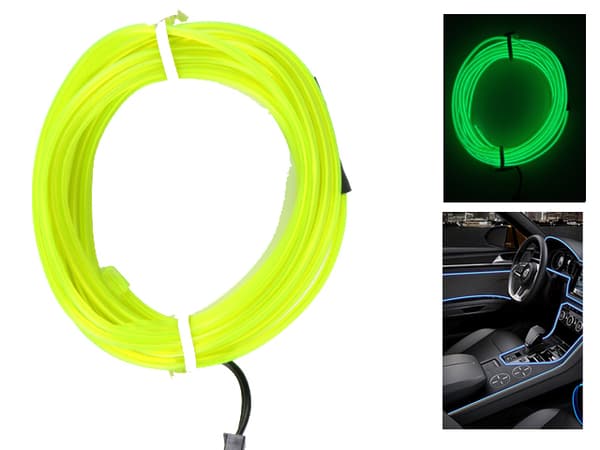 Glowstrip 100cm med glödande effekt styling som neon / EL-wire