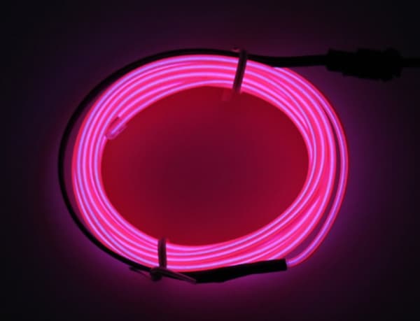Glowstrip 300cm med glödande effekt styling som neon / EL-wire