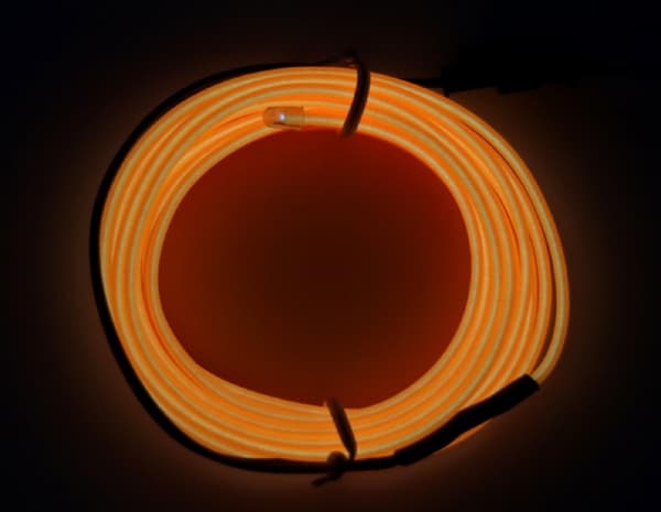 Glowstrip 300cm med glödande effekt styling som neon / EL-wire