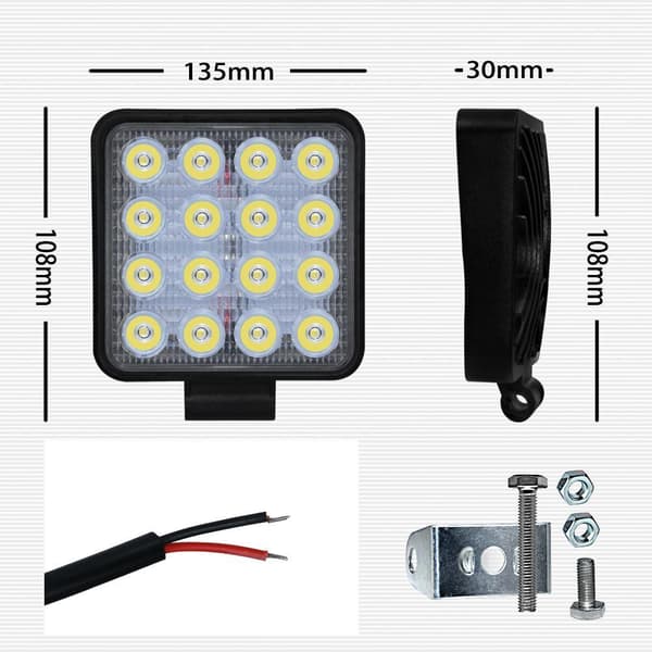Työvalo LED 48W (työvalaisin / työvalo)