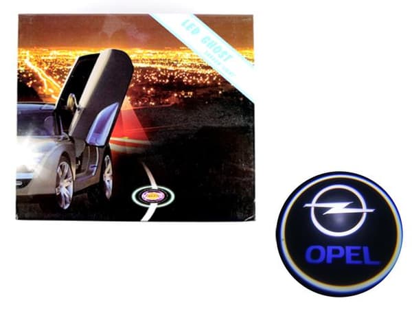 Opel led Laserlogga styling till tex. bildörrar