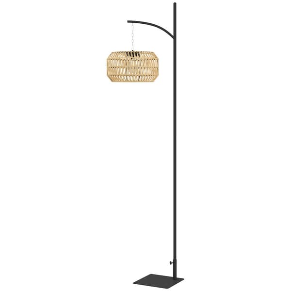 Solar Golvlampa, 44x32x178 cm, Svart+Gul