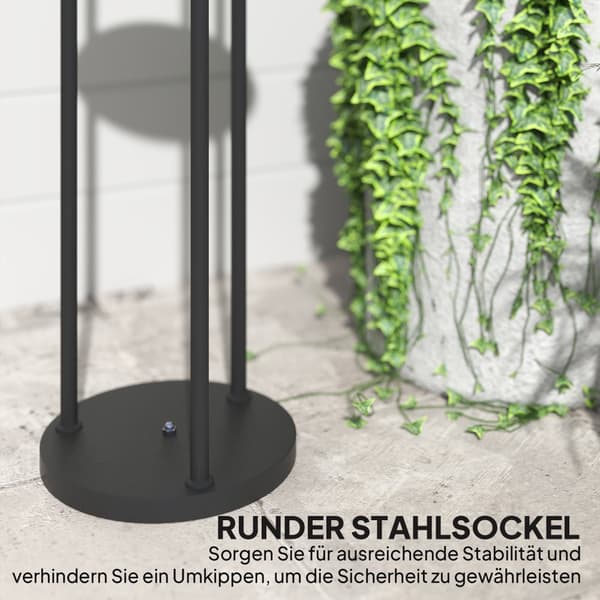 Golvlampa, Solar, Ø37x144H cm, Svart och Gul
