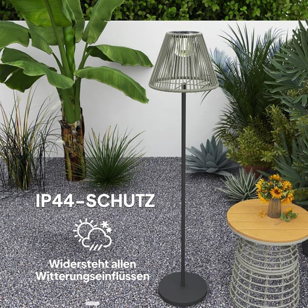 Solar Golvlampa, Solar, Ø33x135 cm, Grå