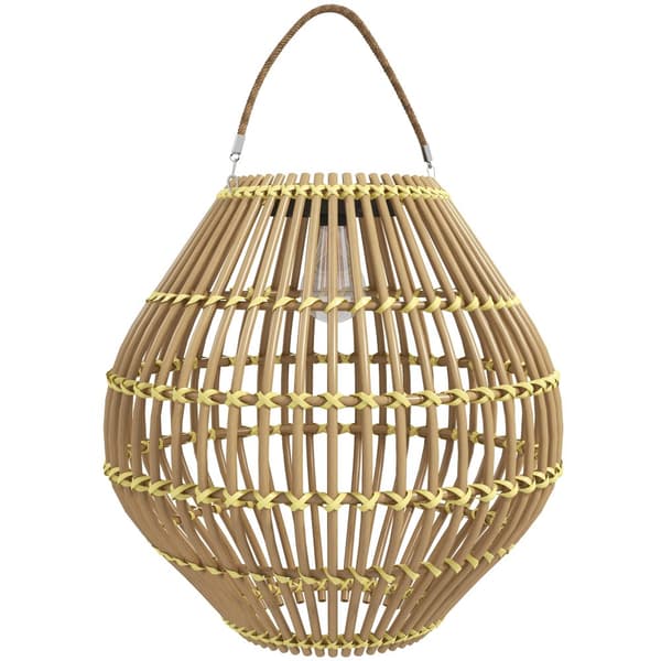 Trädgårdsbelysning, Solarlampe, Ø31x32H cm, Gul