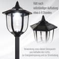 Miniatyrbild 5 av 9: Solträdgårdslampa, 30/60 Lumen, Ø26.5xH177 cm, Svart
