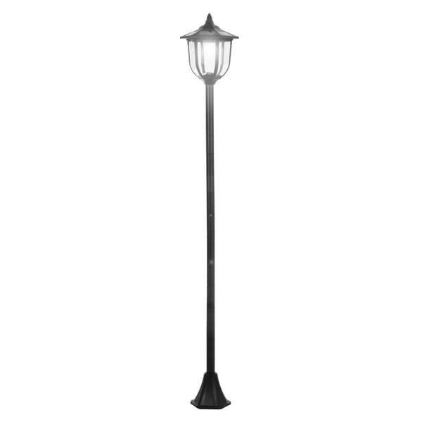Solträdgårdslampa, 30/60 Lumen, Ø26.5xH177 cm, Svart