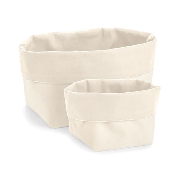Westford Mill Reversible Canvas Organiser Natural M