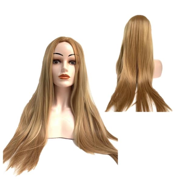 Peruk Blond inkl. peruknät & löshårskam