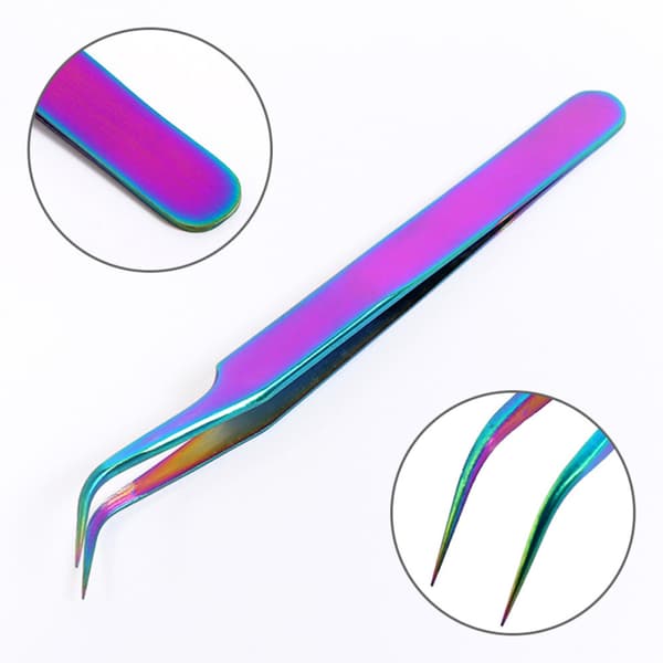 Pincetter RAINBOW (Naglar och Lösögonfransar)