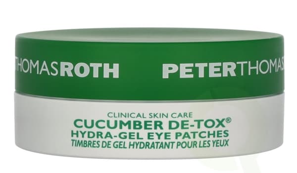 P.T. Roth Cucumber De-Tox Hydra-Gel Eye Patches 45 g 15 Pairs (30 patches) + Spatula