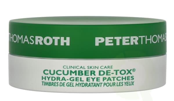 P.T. Roth Cucumber De-Tox Hydra-Gel Eye Patches 45 g 15 Pairs (30 patches) + Spatula