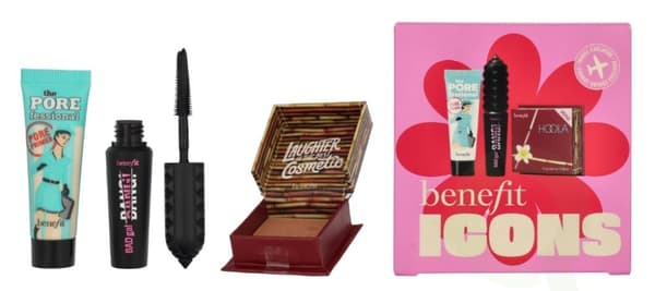 Benefit Icons Makeup Set 14 g The Porefessional Primer 7,5 ml /  BADGal Bang! Mascara 4 g / Hoola Bronzer 2,5 g