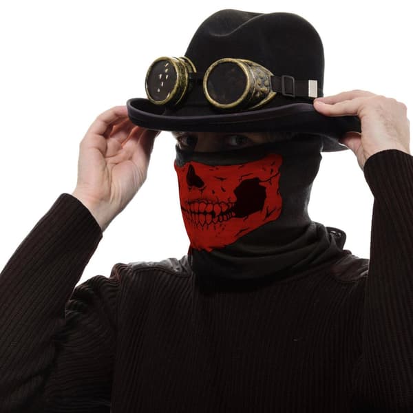 Skelet Maske / Halstørklæde / Tørklæde | Halloween - Skeleton Mask