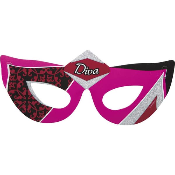 Unique Party Øjenmasker til polterabend (pakke med 6) Pink One Size