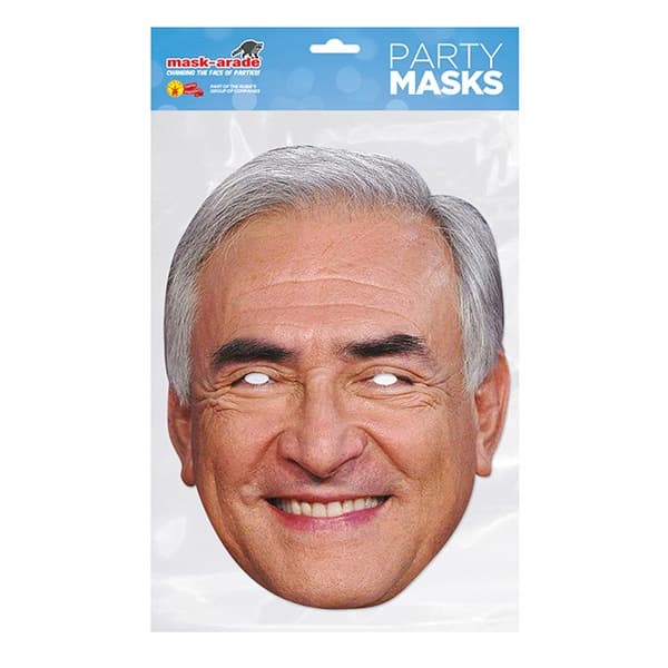 Mask-arade Dominique Strauss Kahn Celebrities Party Face Mask