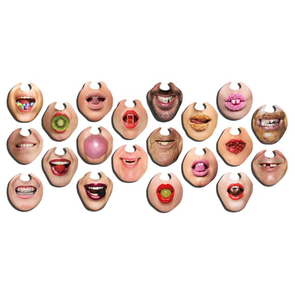 Mask-arade Chinless Wonders Gob Full Photobooth Props (20 st) Multicoloured One Size