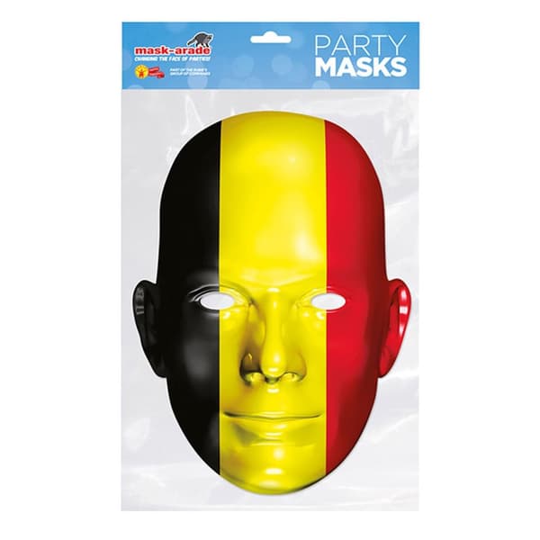 Mask-arade Belgien flag Party ansigtsmaske