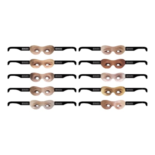Bristol Novelty Goggle Eyes Baby Party Mask (Pack of 10) Multicoloured One Size