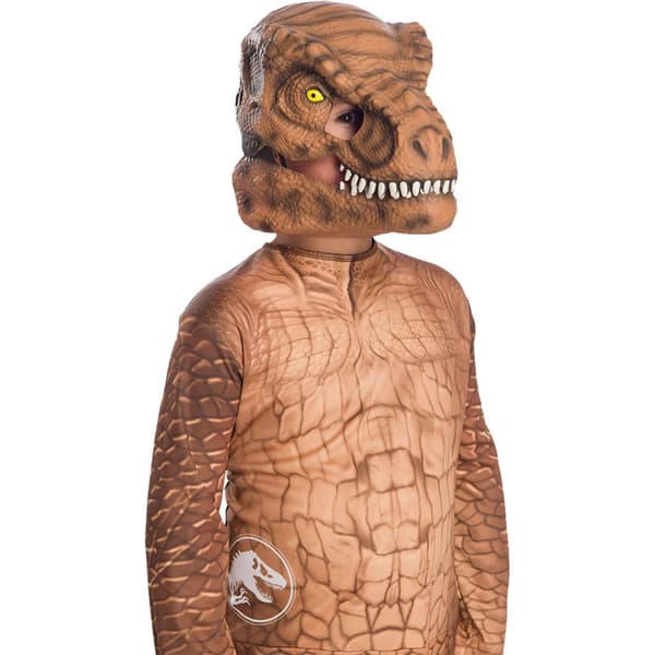 Jurassic World T-Rex-maske Brown/White One Size
