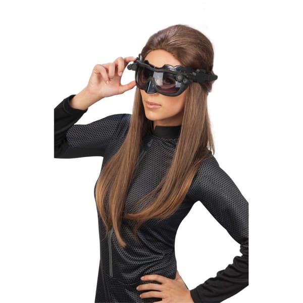 DC Comics Dame/Damer Deluxe Catwoman-briller sæt Black One Size
