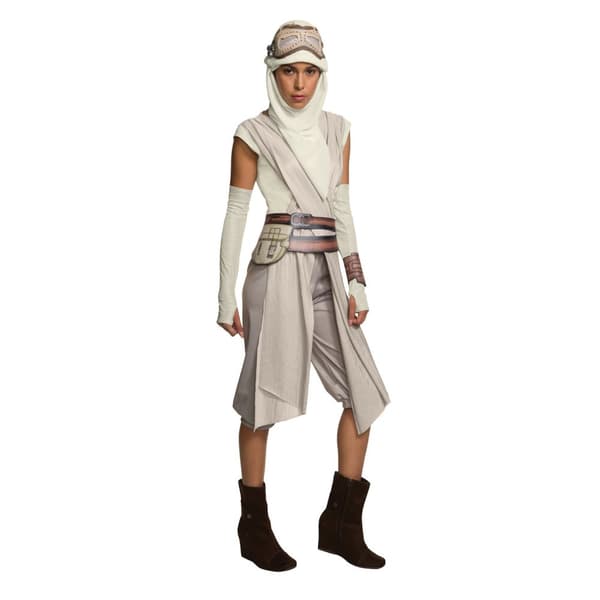 Star Wars: The Force Awakens Womens/Ladies Rey Eye Mask With Hood Beige/White One Size