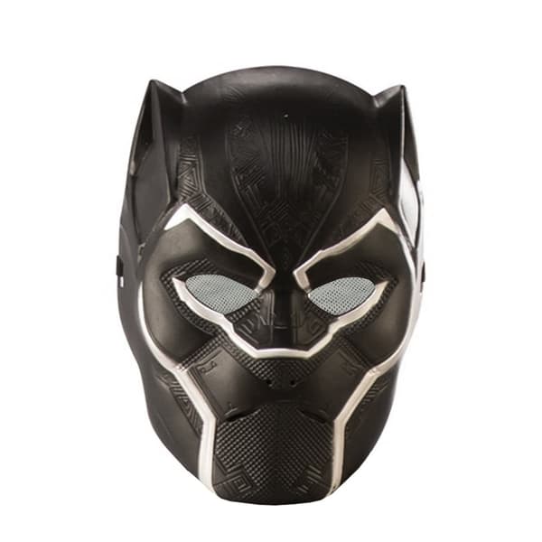 Marvel Avengers Børne/børn Black Panther 1/2 maske Black One Size