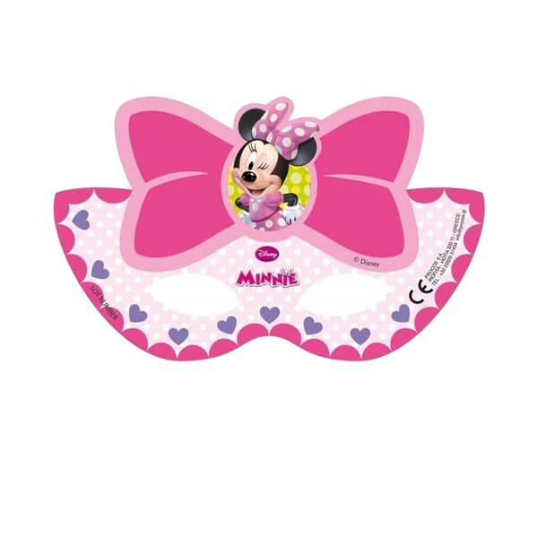 Disney Bow-Tique Minnie Mouse Eye Mask (Pack of 6) Pink One Size