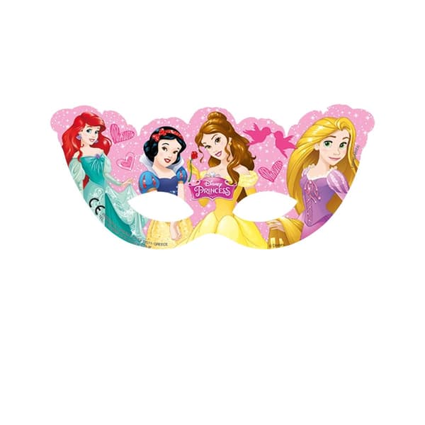 Disney Princess Characters Party Mask Multicoloured One Size