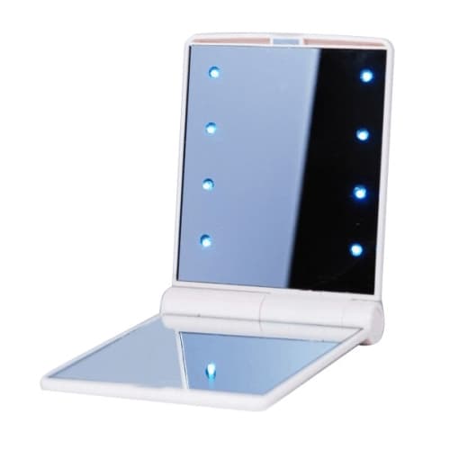 Sminkspegel med LED-ljus