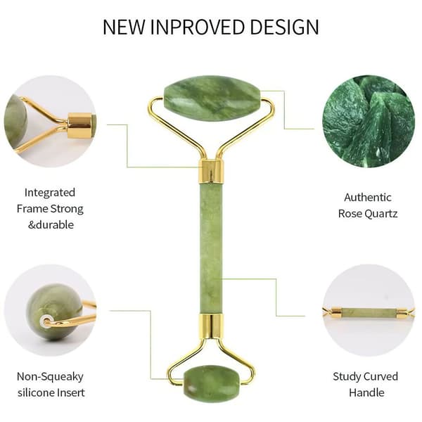 Facial Face Neck Jade Roller Massager