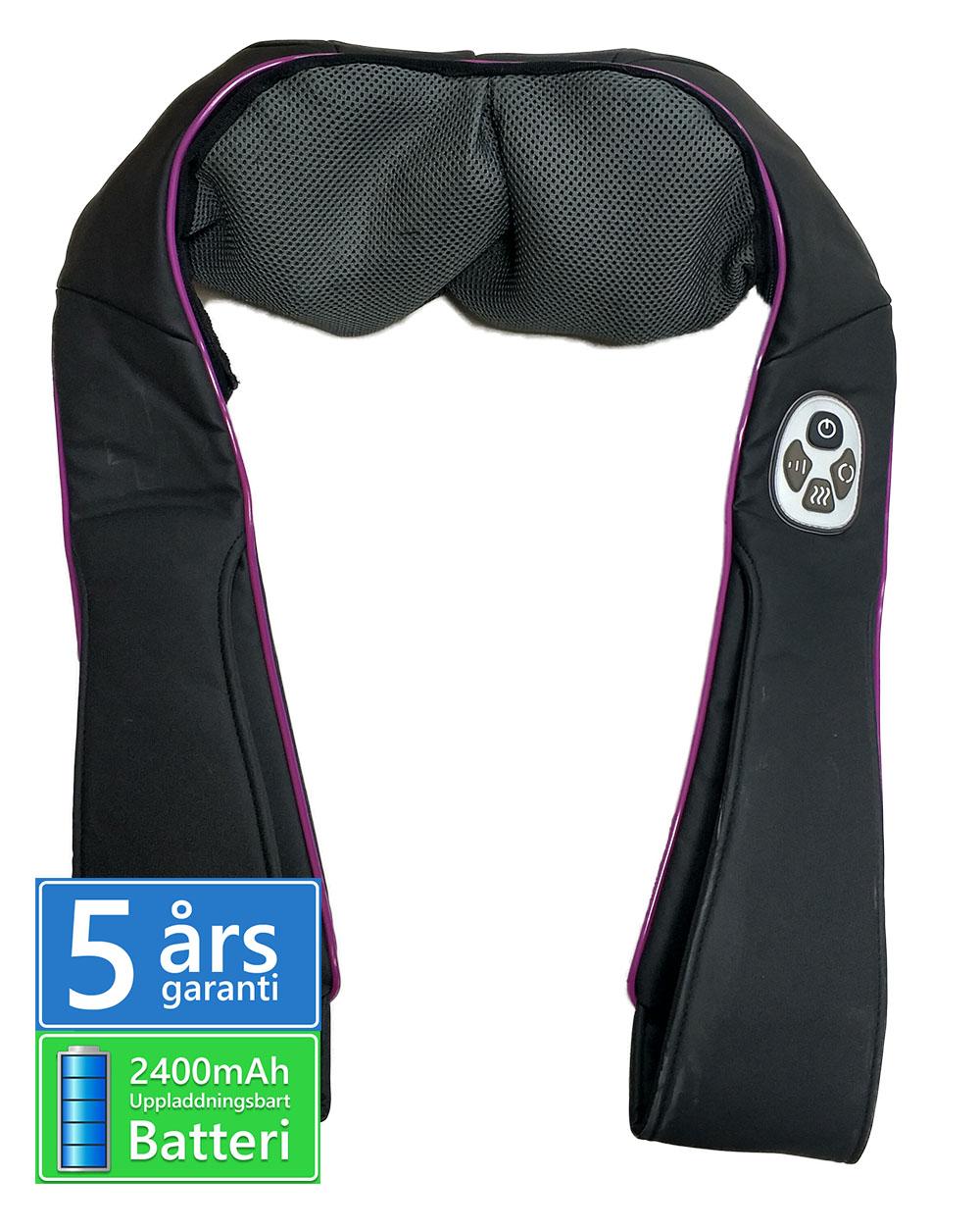 3D Smart SHIATSU nakkemassage, generation 3, trådløs / genopladelig