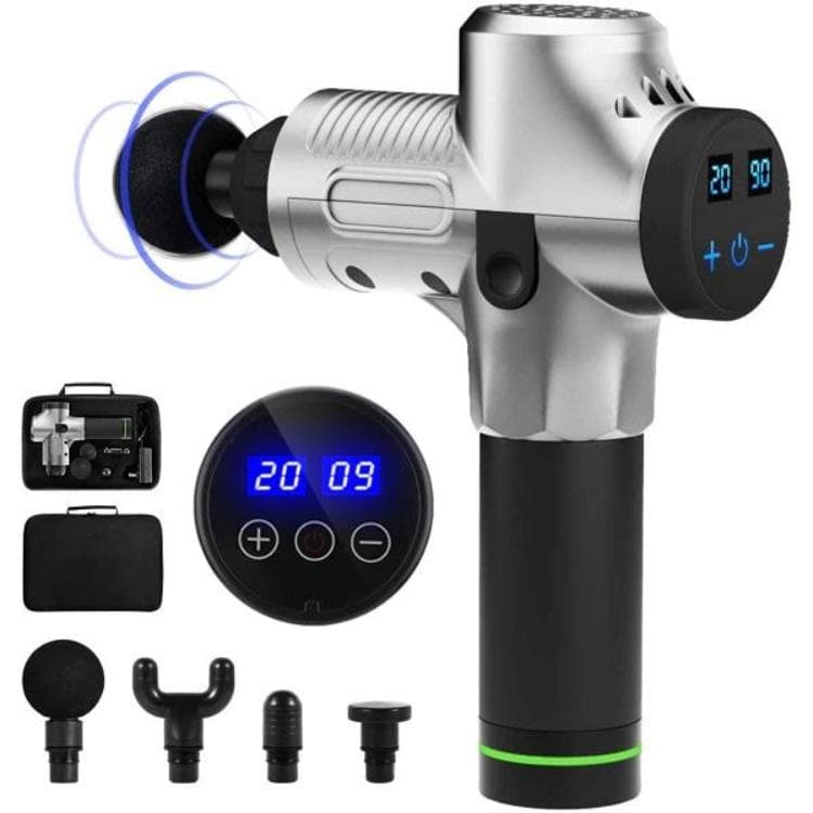 Massagepistol E900 Plus - Massage Gun - Silver