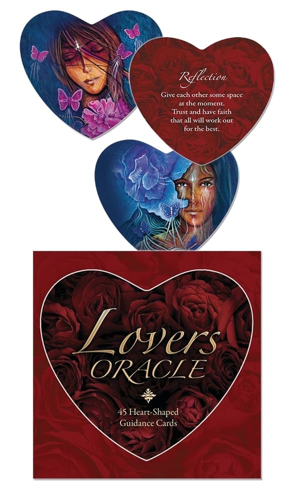 Lovers Oracle 45 heart-shaped Guidance Cards