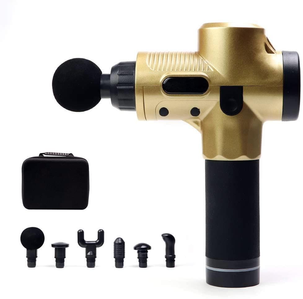 Massagepistol LCD Touch 20 lägen - Guld