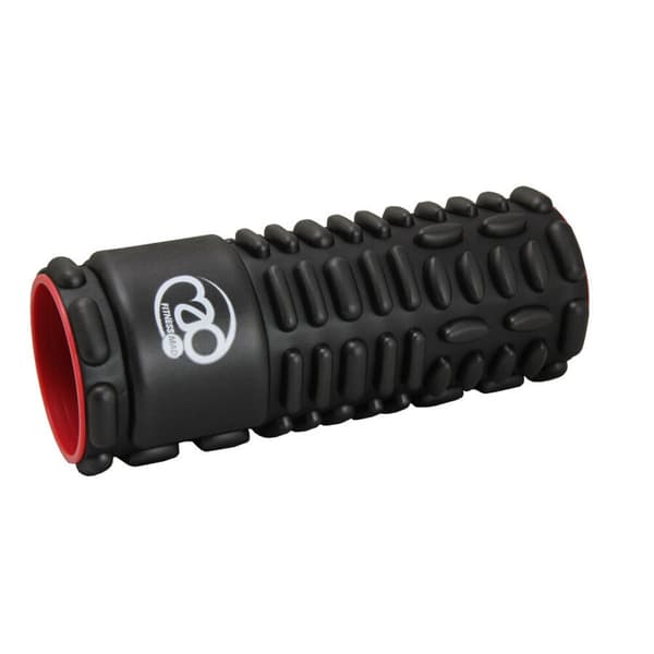 Fitness Mad Vari Massage Foam Roller Black/Red 32cm x 12cm
