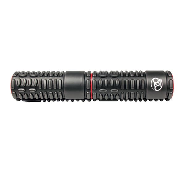 Fitness Mad Twin Vari Massage Foam Roller Black/Red 60cm x 12cm