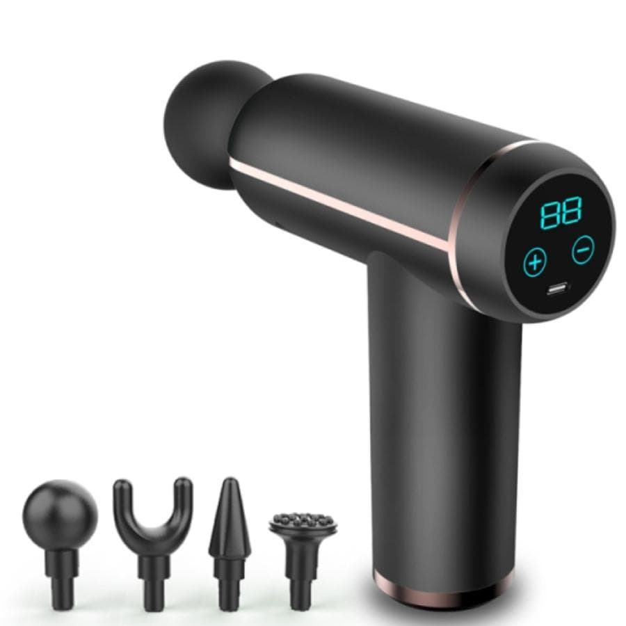 Massagepistol SmartGun LCD Mini - Svart