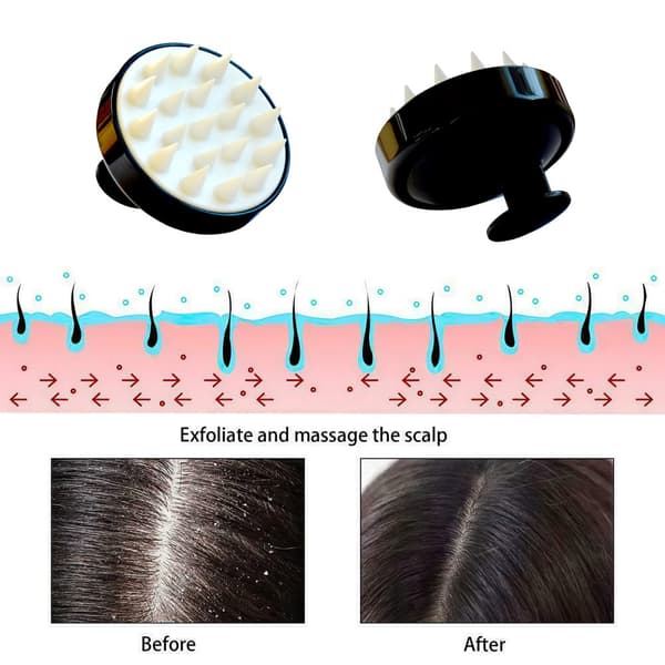 Scalp Massager Brush Hair Shower Washing Head Massage
