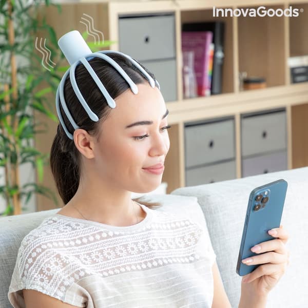 Massager med genopladeligt hoved Helax InnovaGoods