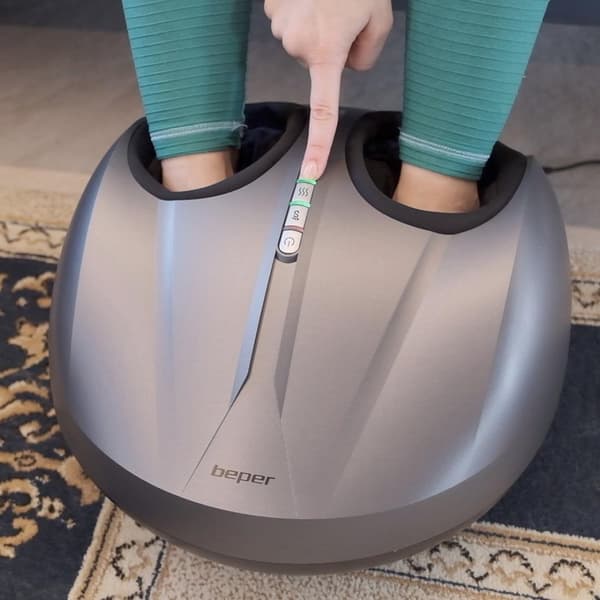 Fotmassageapparat med Värme - 3 Massageprogram