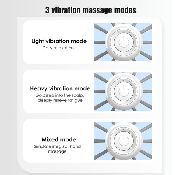 Bekv�m Effektfull Bl�ckfisk Huvudmassage