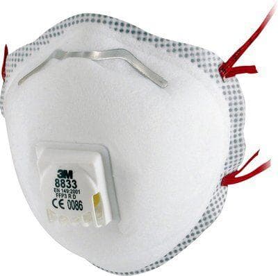 10 stk CE FFP3 NR D 3M AURA 9332 + med Ventil Støvmaske Ansigtsmask Munnbind